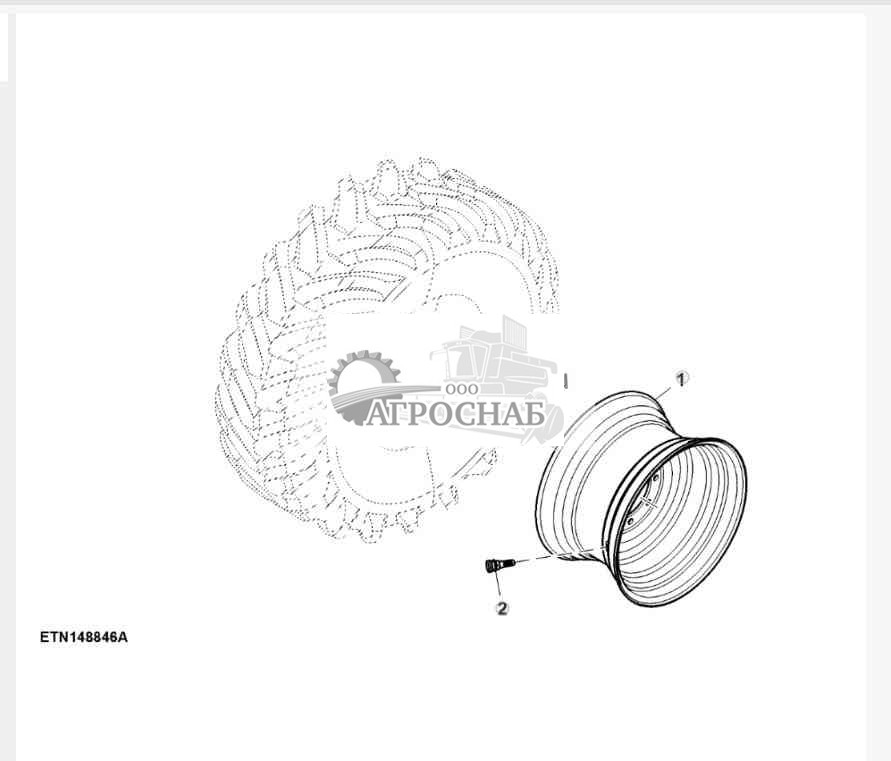 Rear Wheel, DW16L x 26 
